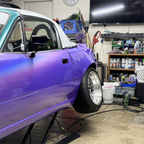 Gloss Metallic Rainbow Laser Purple Light Purple Car Vinyl Wrap product image 8 - Veloro metallic vinyl wrap