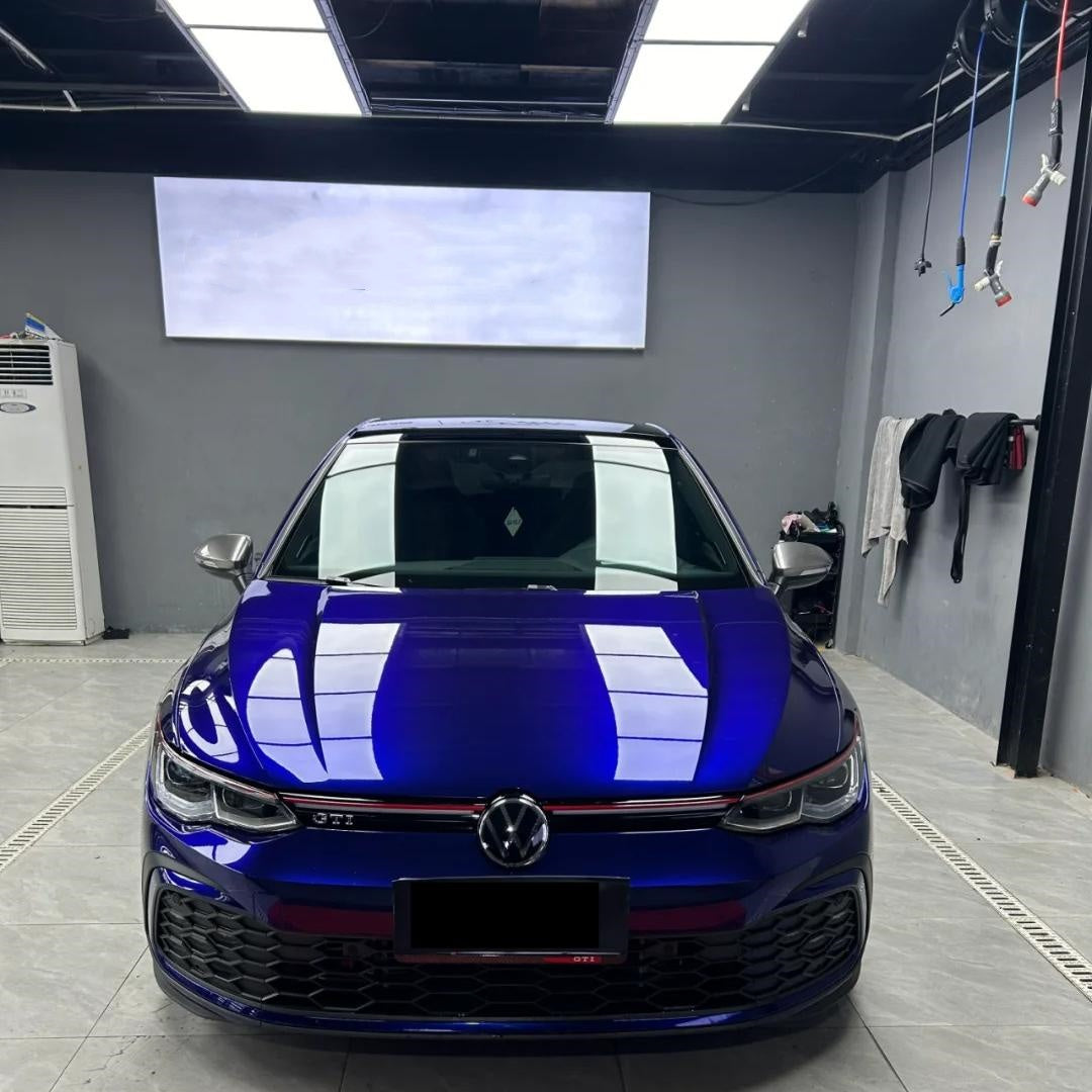 Gloss Metallic Royal Blue Car Vinyl Wrap PET product image 2 - Veloro metallic vinyl wrap