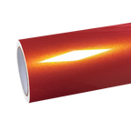 Gloss Metallic Sakhir Orange Car Vinyl Wrap PET