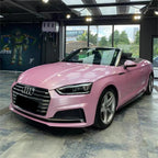 Gloss Metallic Sakura Pink Car Vinyl Wrap PET product image 3 - Veloro metallic vinyl wrap