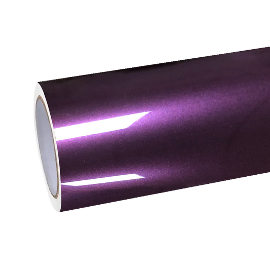 Gloss Metallic Siberia Purple Car Vinyl Wrap PET
