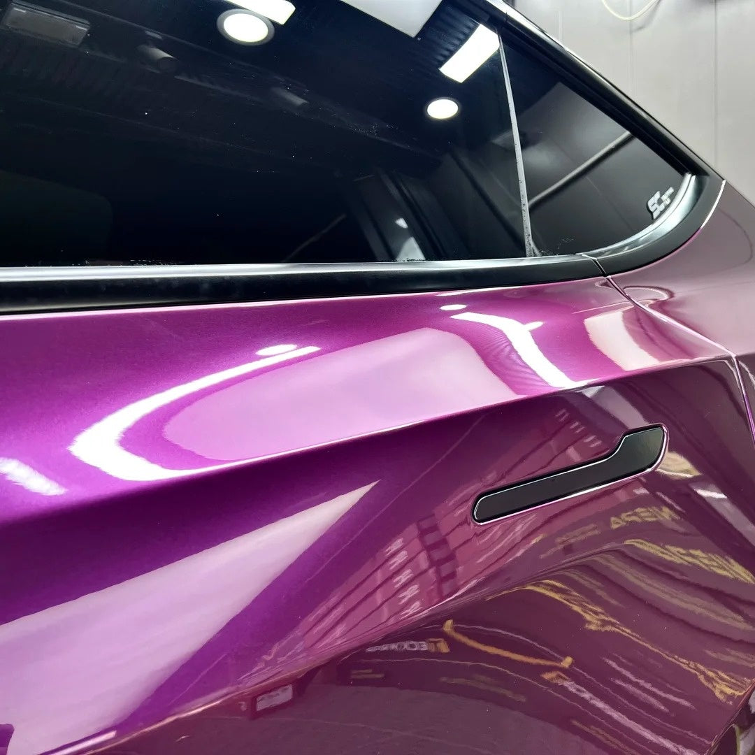 Gloss Metallic Siberia Purple Car Vinyl Wrap PET product image 4 - Veloro metallic vinyl wrap