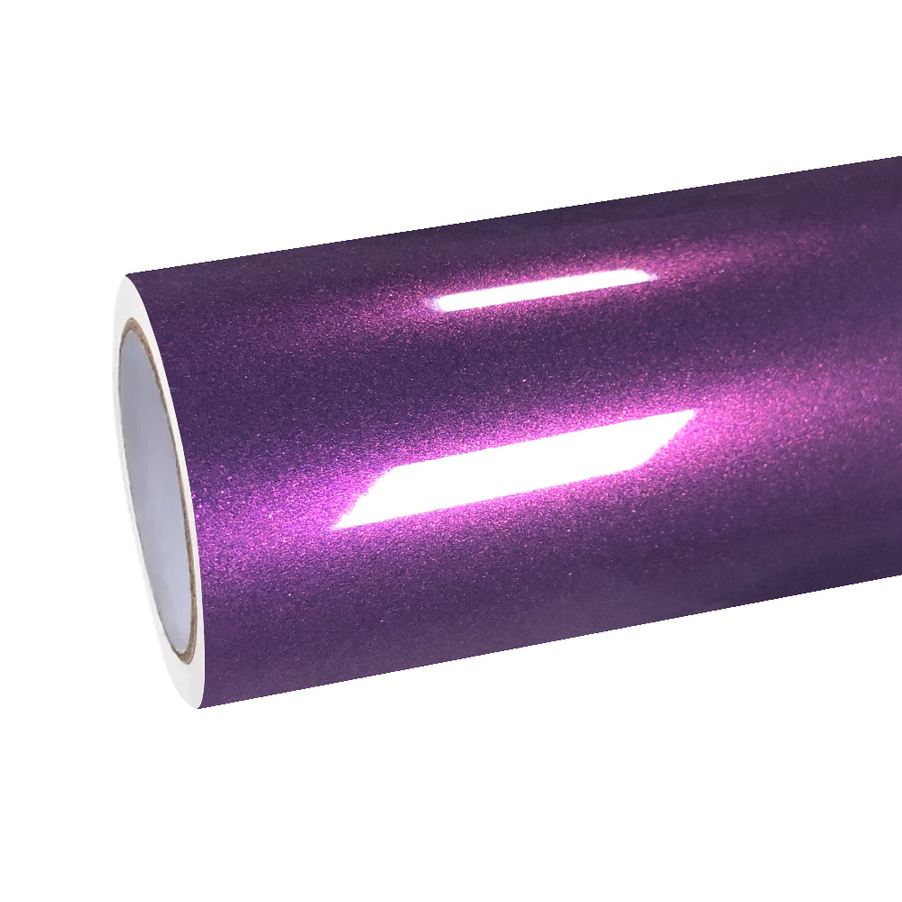 Gloss Metallic Sky Vast Purple Car Vinyl Wrap PET