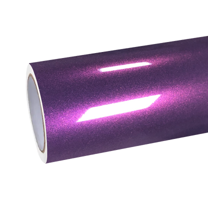 Gloss Metallic Sky Vast Purple Car Vinyl Wrap PET