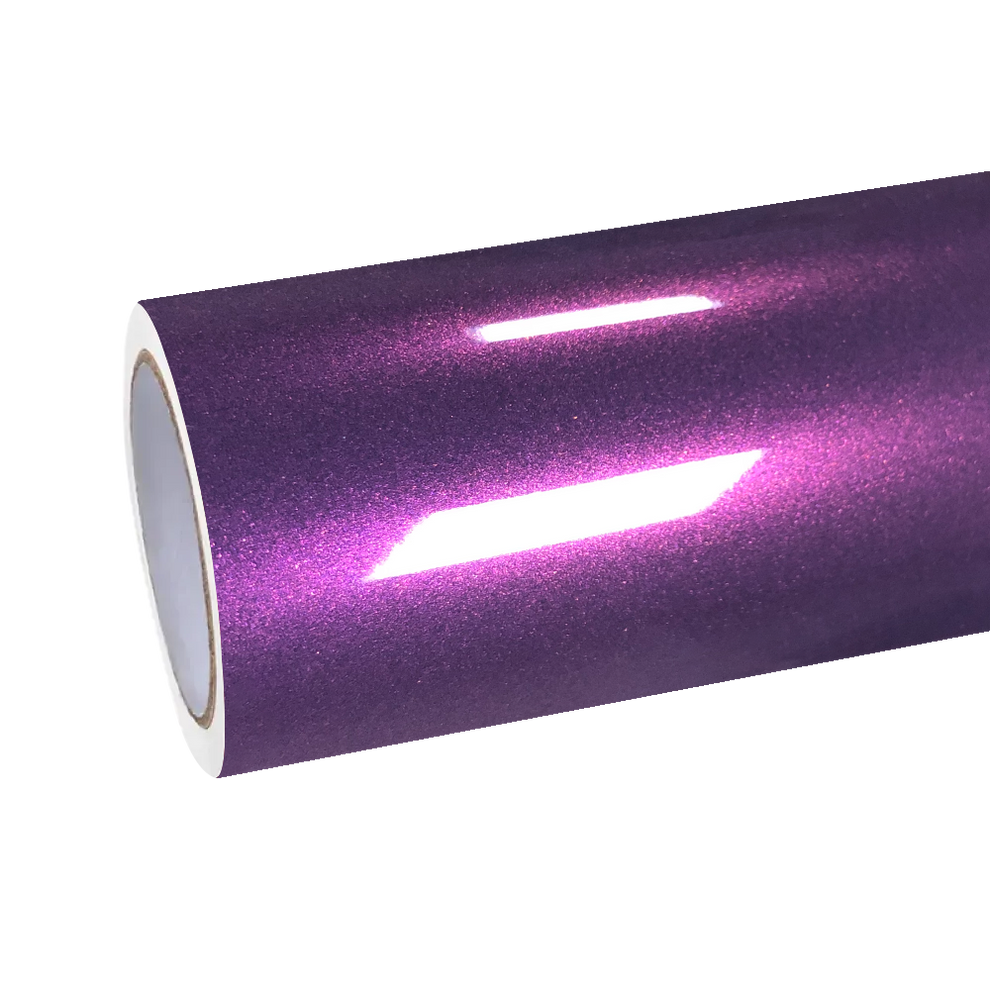Gloss Metallic Sky Vast Purple Car Vinyl Wrap PET