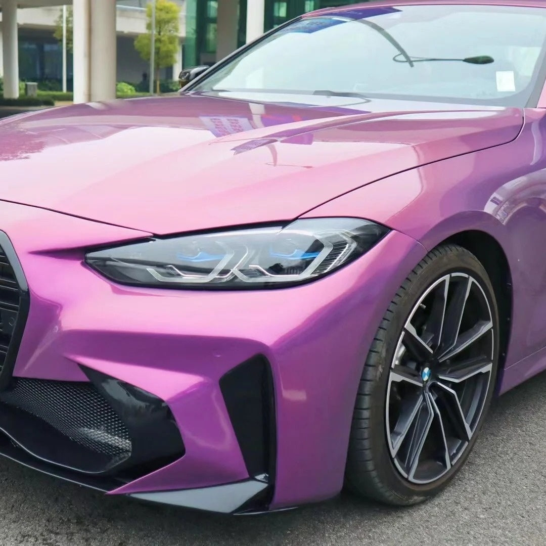 Gloss Metallic Sky Vast Purple Car Vinyl Wrap PET product image 4 - Veloro metallic vinyl wrap