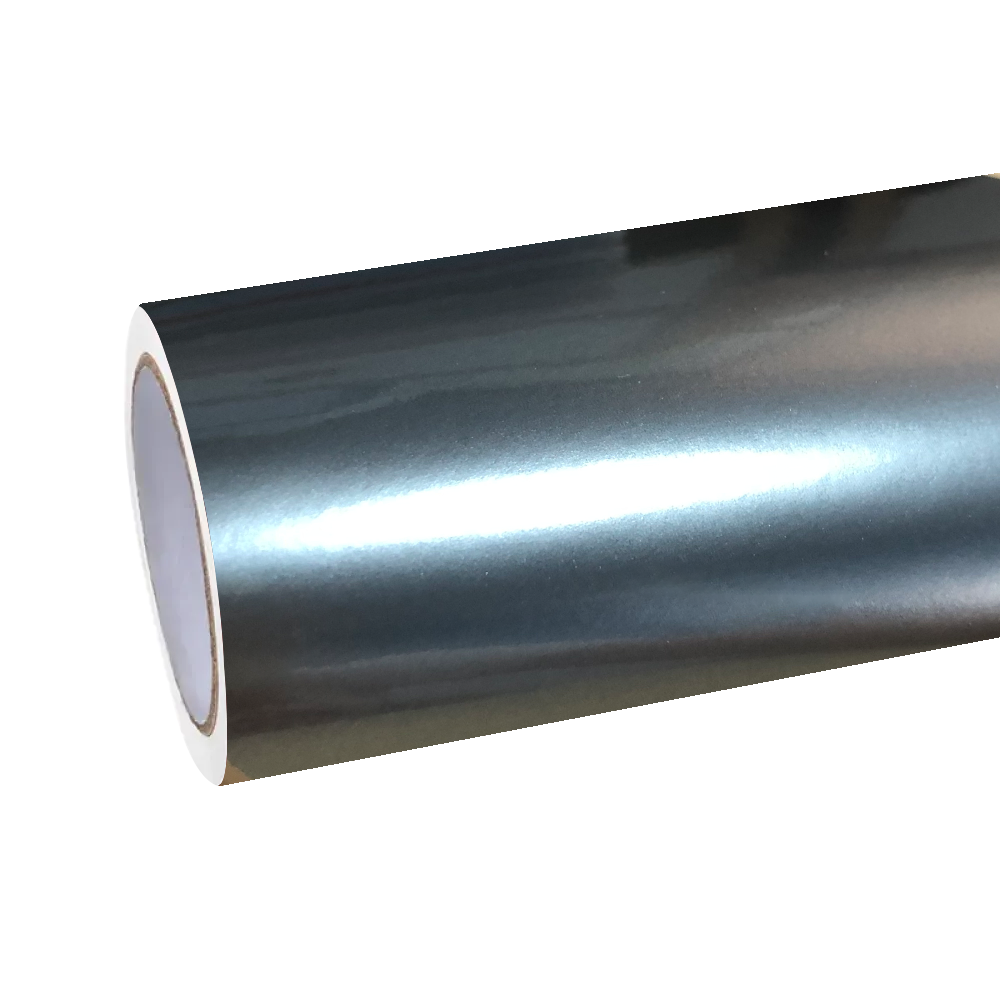 Gloss Metallic Somato Blue Car Vinyl Wrap PET