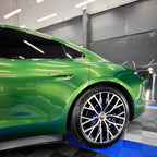 Gloss Metallic Sonoma Green Car Vinyl Wrap PET product image 5 - Veloro metallic vinyl wrap
