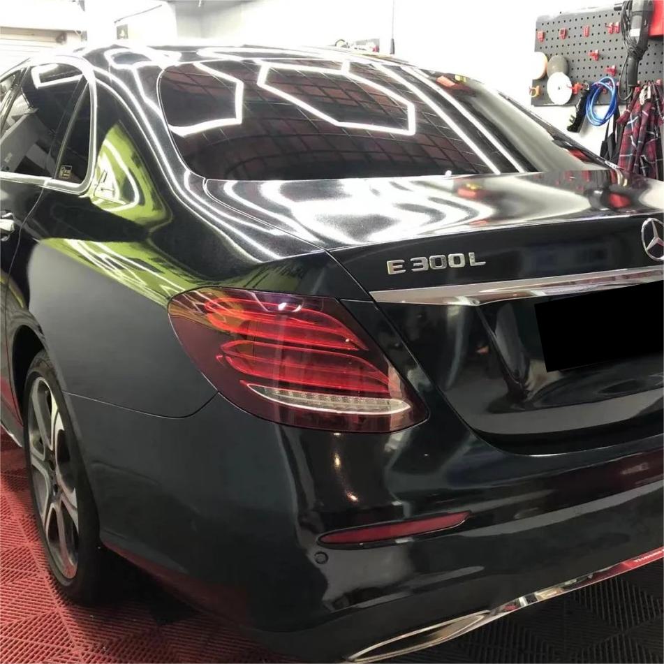 Gloss Metallic Sparkle Glitter Black Car Vinyl Wrap product image 5 - Veloro metallic vinyl wrap