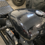 Gloss Metallic Sparkle Glitter Black Car Vinyl Wrap product image 6 - Veloro metallic vinyl wrap