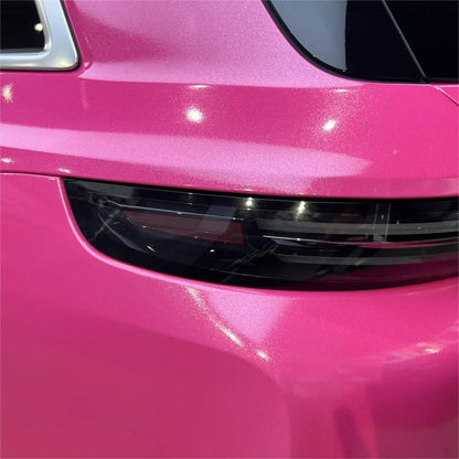 Gloss Metallic Sparkle Glitter Pink Car Vinyl Wrap product image 8 - Veloro metallic vinyl wrap