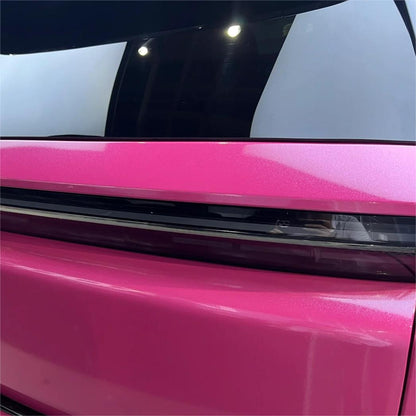Gloss Metallic Sparkle Glitter Pink Car Vinyl Wrap product image 9 - Veloro metallic vinyl wrap