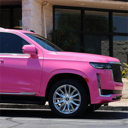 Gloss Metallic Sparkle Glitter Pink Car Vinyl Wrap product image 3 - Veloro metallic vinyl wrap