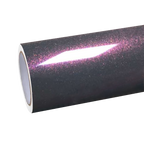 Gloss Metallic Sparkle Glitter Purple Car Vinyl Wrap PET product image 2 - Veloro metallic vinyl wrap