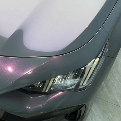 Gloss Metallic Sparkle Glitter Purple Car Vinyl Wrap PET product image 11 - Veloro metallic vinyl wrap
