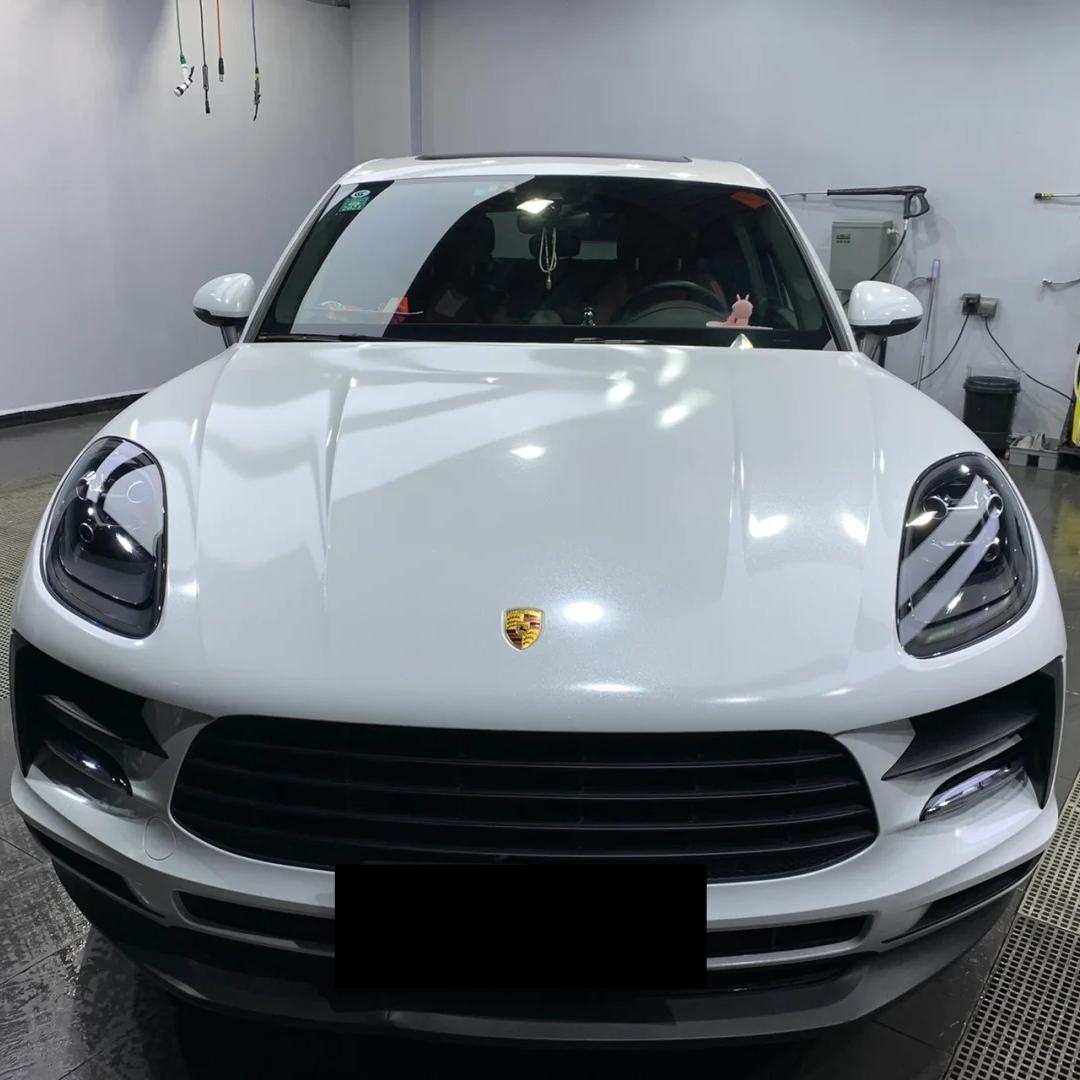 Gloss Metallic Sparkle Glitter White Car Vinyl Wrap Sale product image 4 - Veloro metallic vinyl wrap
