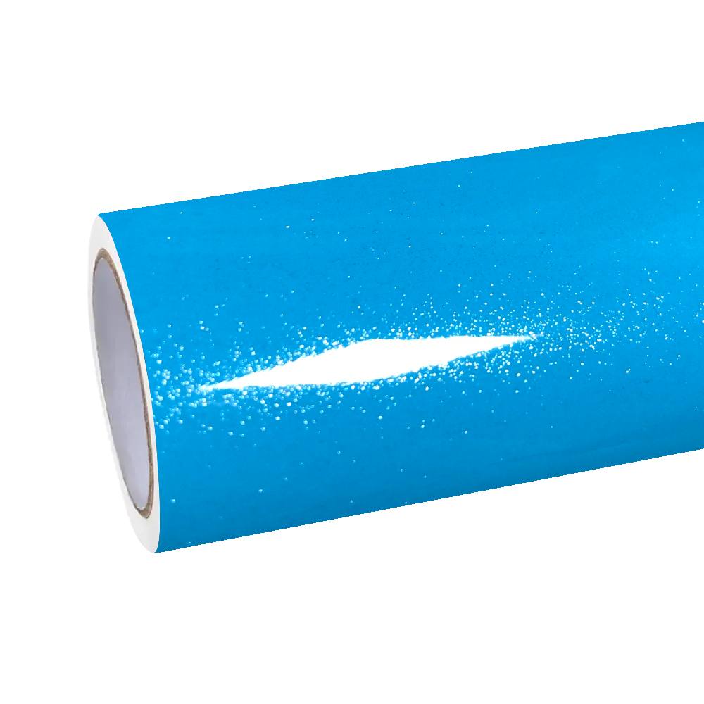 Gloss Metallic Sparkle Sky Blue Car Vinyl Wrap product image 2 - Veloro metallic vinyl wrap