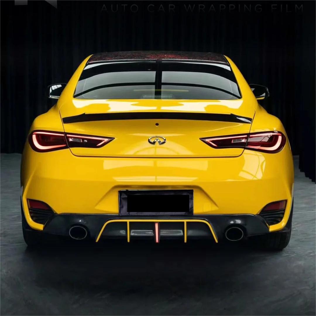 Gloss Metallic Sparkle Sunflower Yellow Car Vinyl Wrap product image 8 - Veloro metallic vinyl wrap