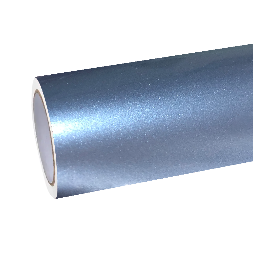 Gloss Metallic Mist Blue Car Vinyl Wrap PET