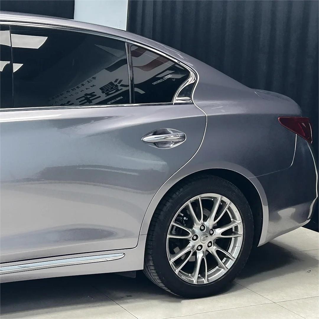 Gloss Metallic Titanium Grey Car Vinyl Wrap Sale product image 6 - Veloro metallic vinyl wrap