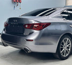 Gloss Metallic Titanium Grey Car Vinyl Wrap Sale product image 5 - Veloro metallic vinyl wrap
