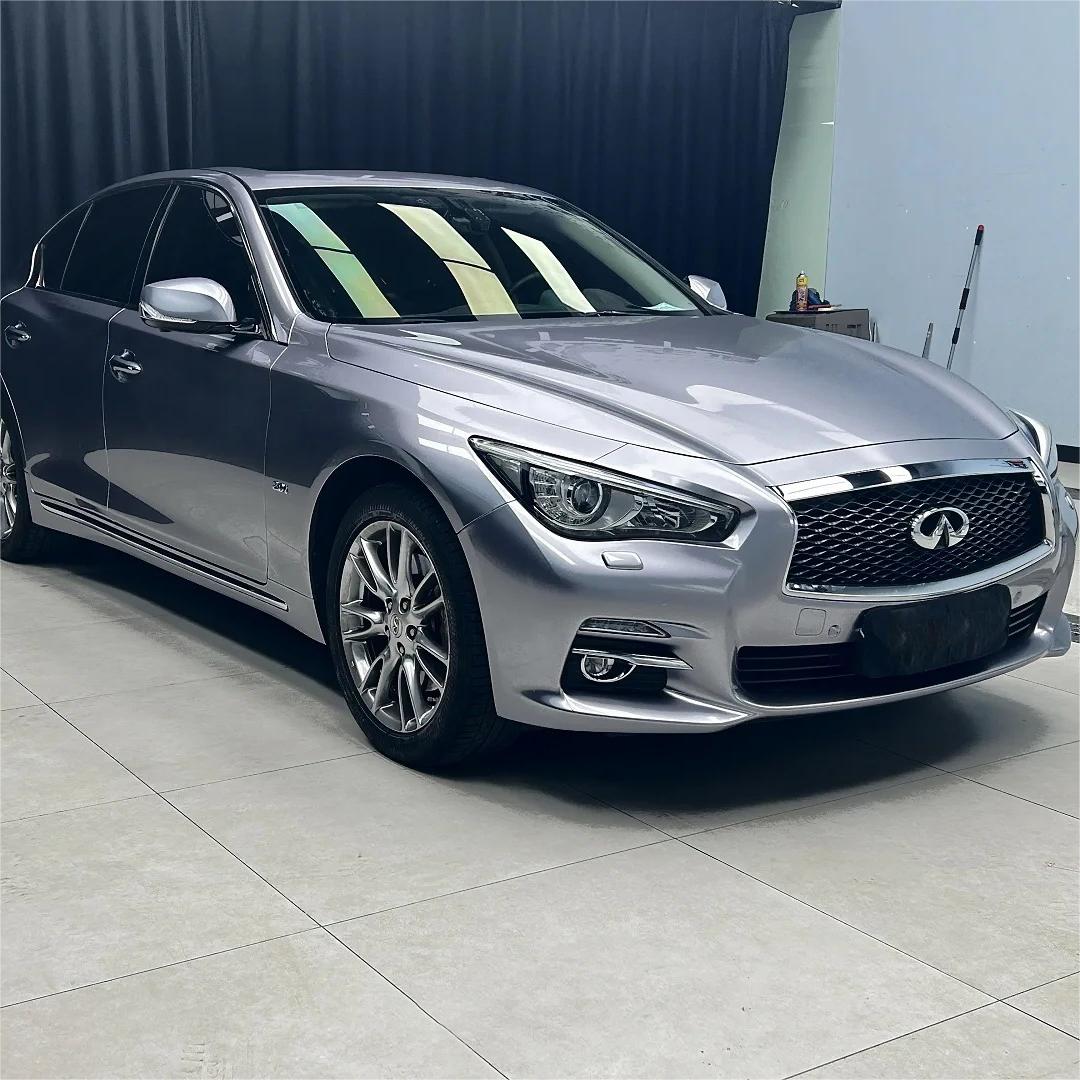 Gloss Metallic Titanium Grey Car Vinyl Wrap Sale product image 3 - Veloro metallic vinyl wrap