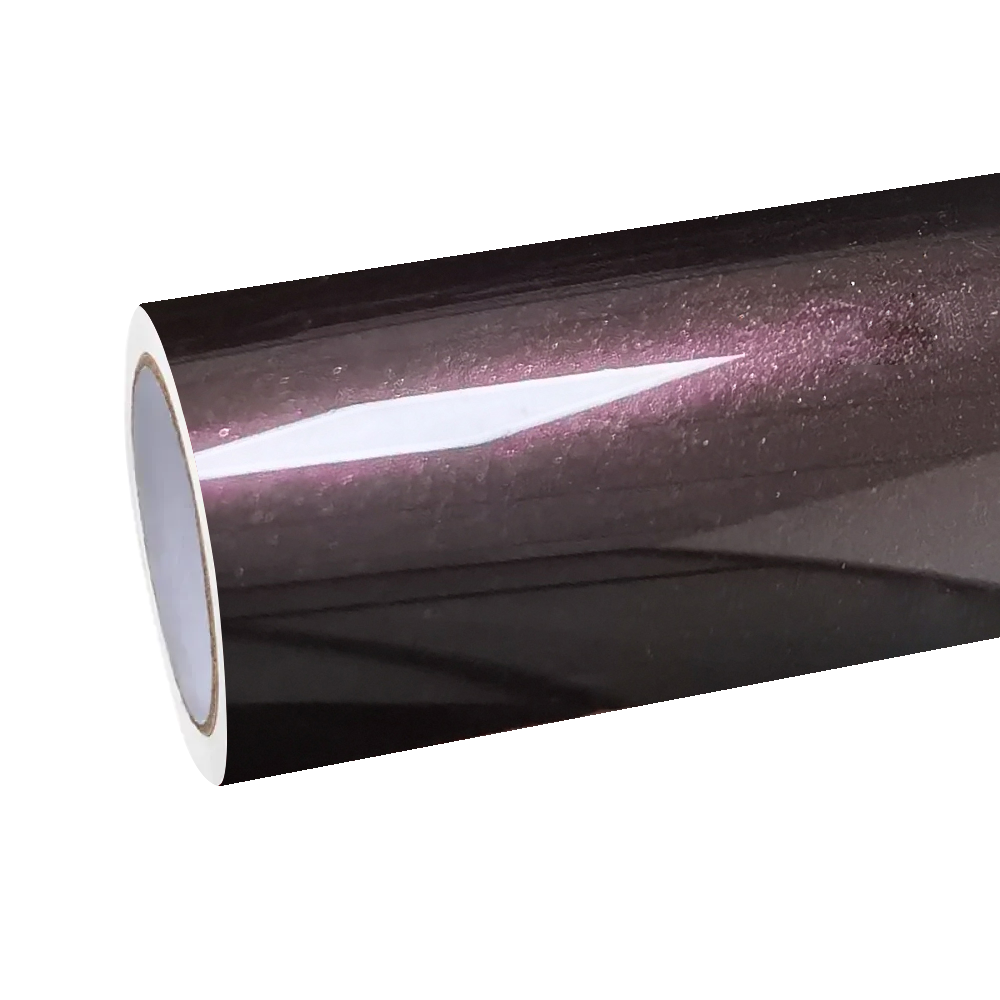 Gloss Metallic Tourmalie Red Car Vinyl Wrap PET product image 2 - Veloro metallic vinyl wrap