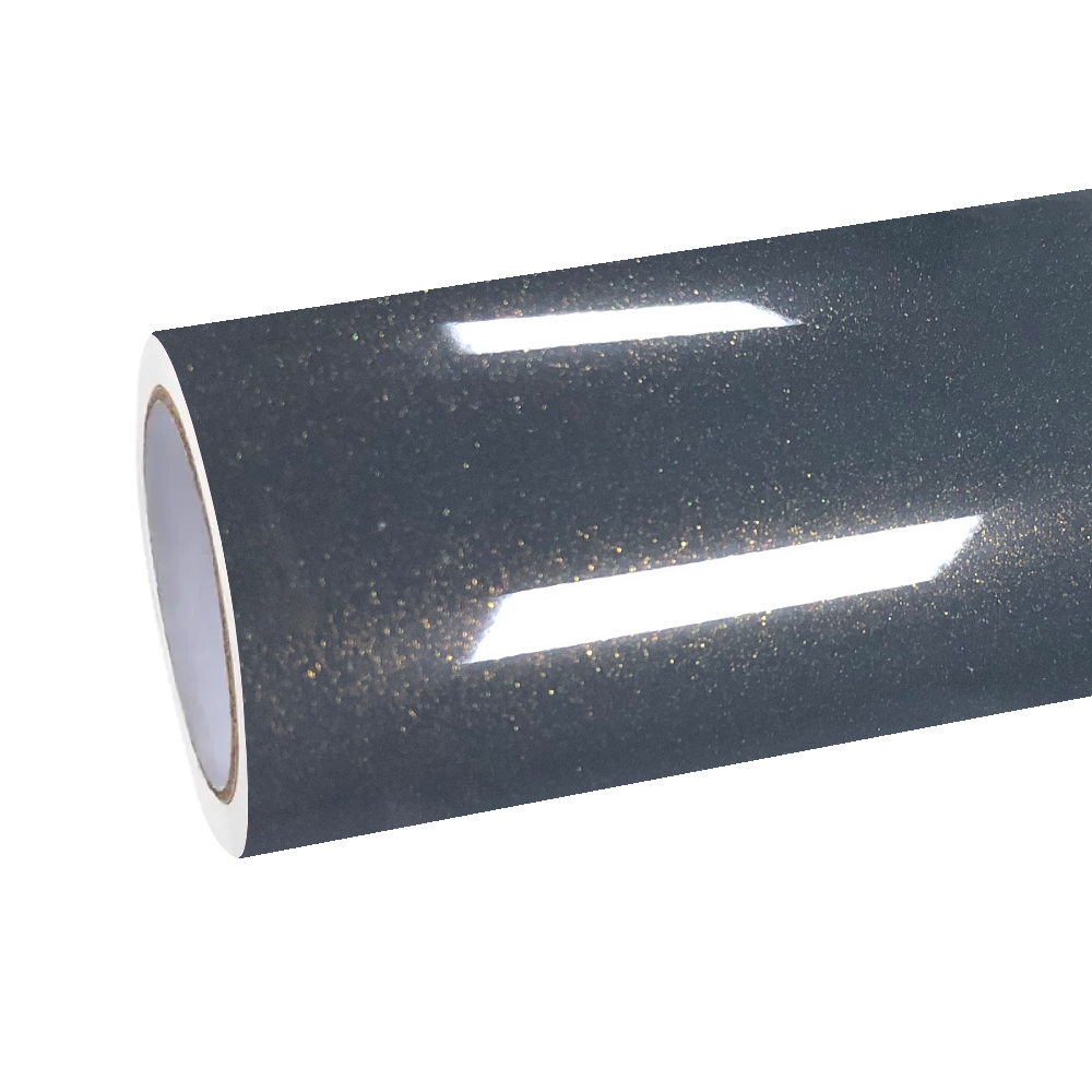 Gloss Metallic Tourmaline Grey Car Vinyl Wrap PET (Light)