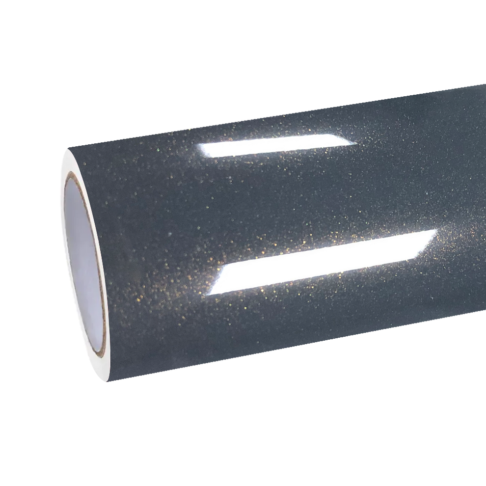 Gloss Metallic Tourmaline Grey Car Vinyl Wrap PET (Light)