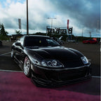 Gloss Metallic Tungsten Black Car Vinyl Wrap PET product image 3 - Veloro metallic vinyl wrap