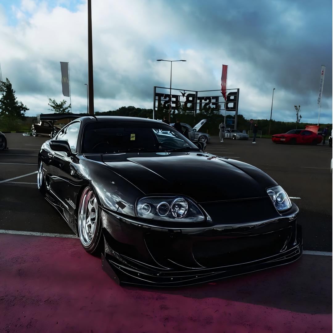 Gloss Metallic Tungsten Black Car Vinyl Wrap PET product image 3 - Veloro metallic vinyl wrap