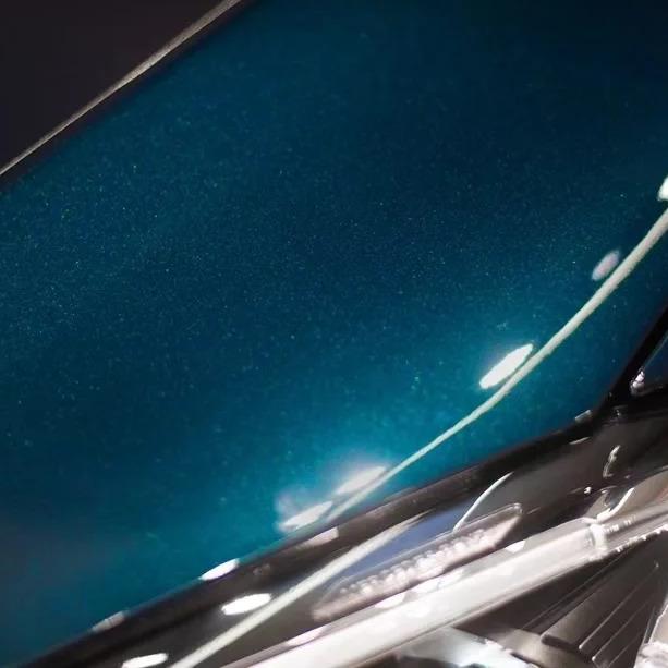 Gloss Metallic Turquoise Green Car Vinyl Wrap Benz PET product image 13 - Veloro metallic vinyl wrap