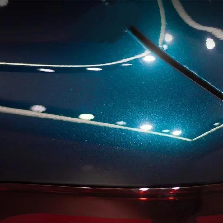 Gloss Metallic Turquoise Green Car Vinyl Wrap Benz PET product image 15 - Veloro metallic vinyl wrap