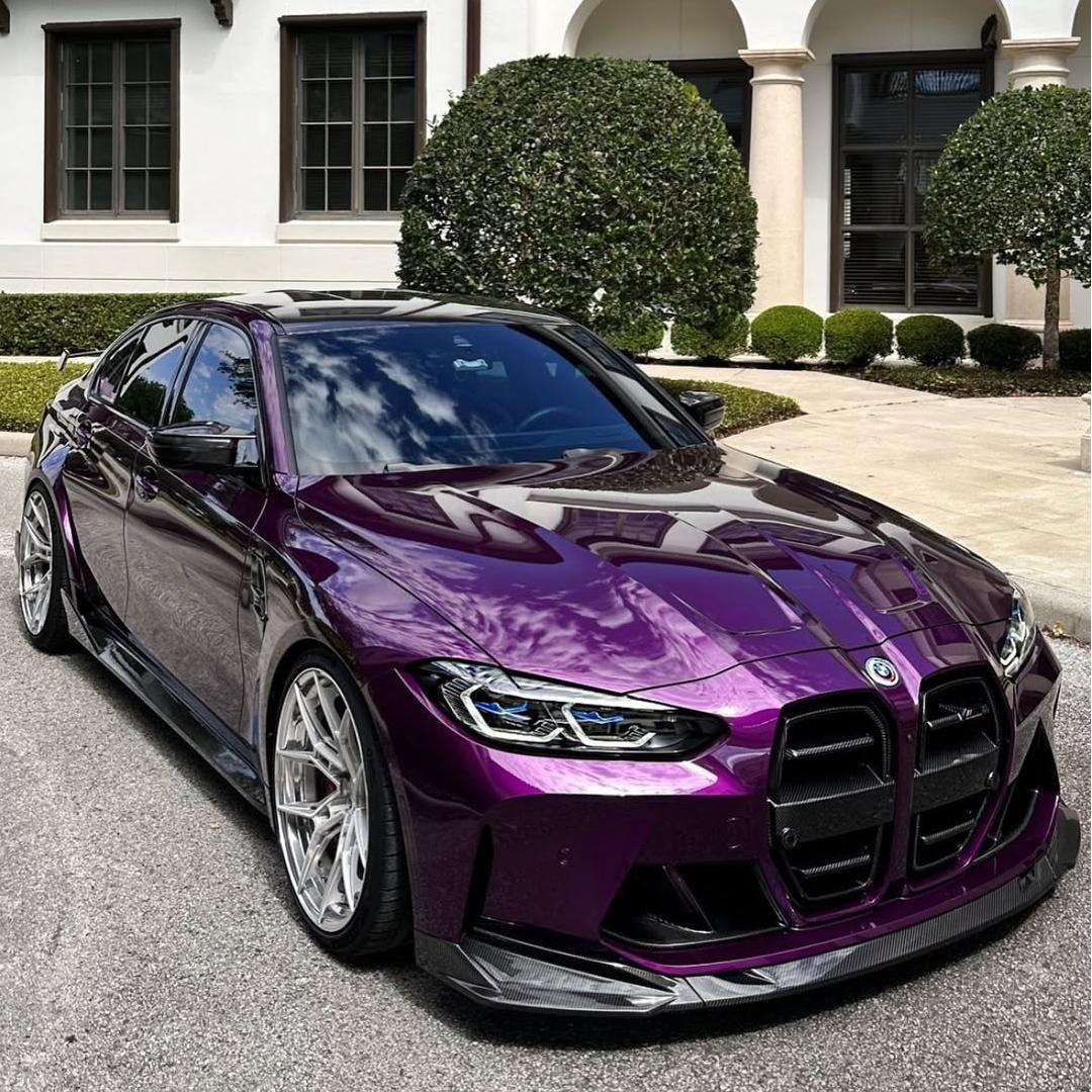 Gloss Metallic Twilight Purple Car Vinyl Wrap PET product image 6 - Veloro metallic vinyl wrap