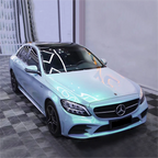Gloss Metallic Twin Grey Green Car Vinyl Wrap Sale product image 3 - Veloro metallic vinyl wrap