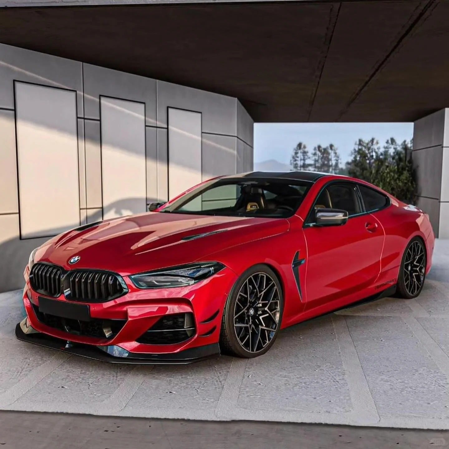 Gloss Metallic Vampire Red Car Vinyl Wrap Paper product image 4 - Veloro metallic vinyl wrap