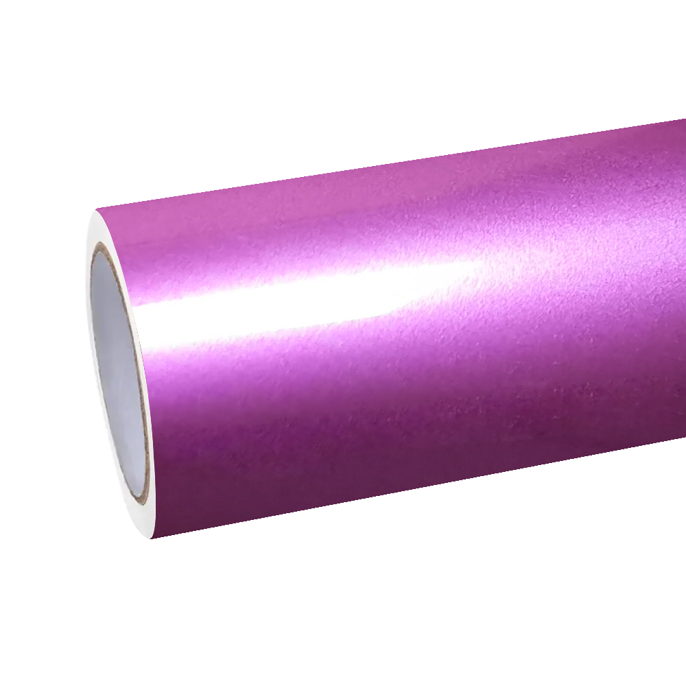 Gloss Metallic Viola Pink Car Vinyl Wrap PET
