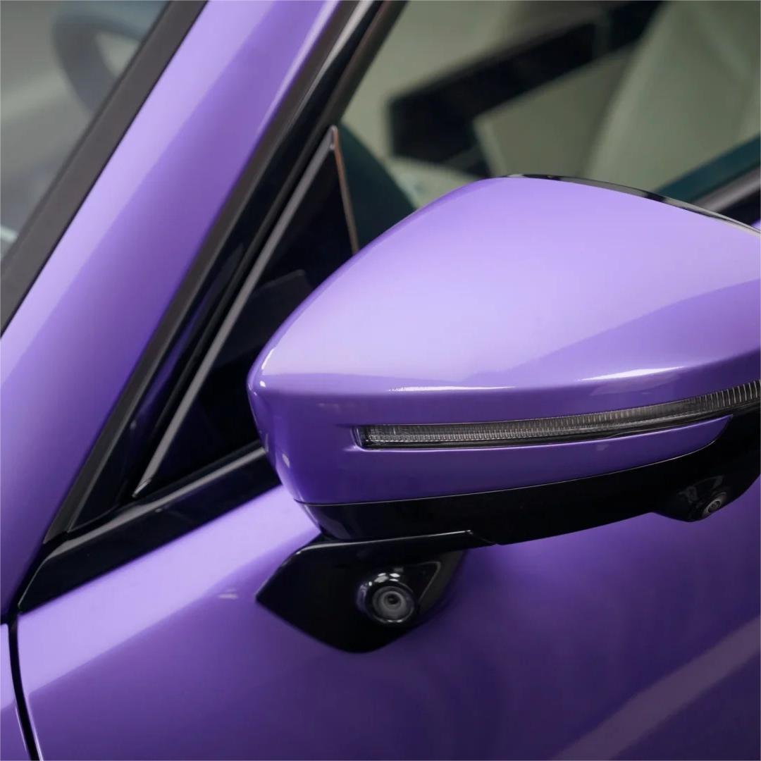 Gloss Metallic Viola Purple Car Vinyl Wrap PET product image 13 - Veloro metallic vinyl wrap