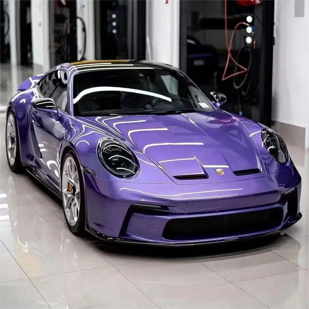 Gloss Metallic Viola Purple Car Vinyl Wrap PET product image 11 - Veloro metallic vinyl wrap