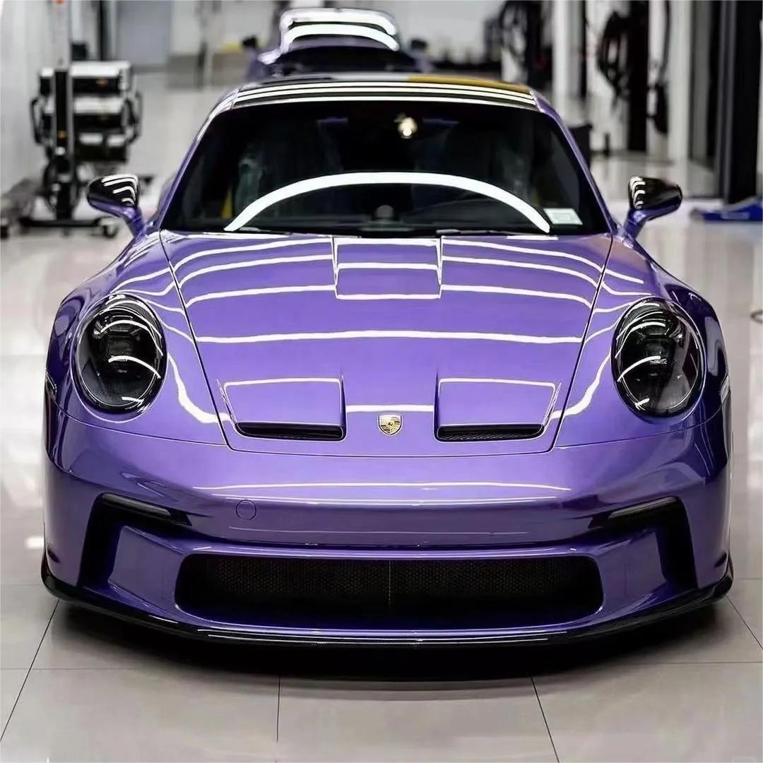 Gloss Metallic Viola Purple Car Vinyl Wrap PET product image 9 - Veloro metallic vinyl wrap
