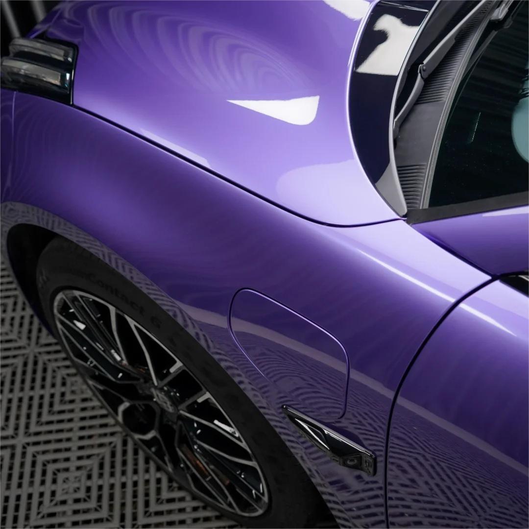 Gloss Metallic Viola Purple Car Vinyl Wrap PET product image 14 - Veloro metallic vinyl wrap