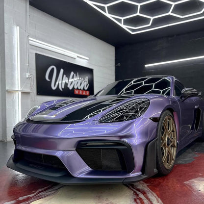 Gloss Metallic Viola Purple Car Vinyl Wrap PET product image 6 - Veloro metallic vinyl wrap