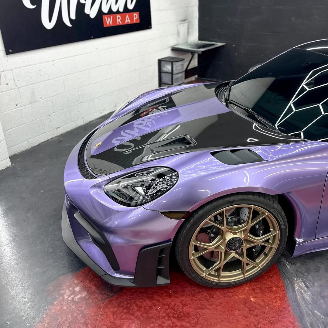 Gloss Metallic Viola Purple Car Vinyl Wrap PET product image 7 - Veloro metallic vinyl wrap