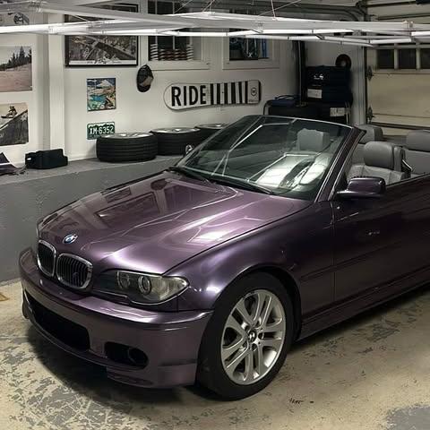 Gloss Metallic Violet Grey Purple Car Vinyl Wrap Bentley PET product image 6 - Veloro metallic vinyl wrap