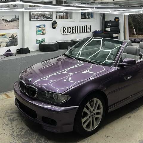 Gloss Metallic Violet Grey Purple Car Vinyl Wrap Bentley PET product image 7 - Veloro metallic vinyl wrap