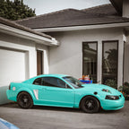 Gloss Porsche Mint Green Car Vinyl Wrap PET product image 2 - Veloro gloss vinyl wrap