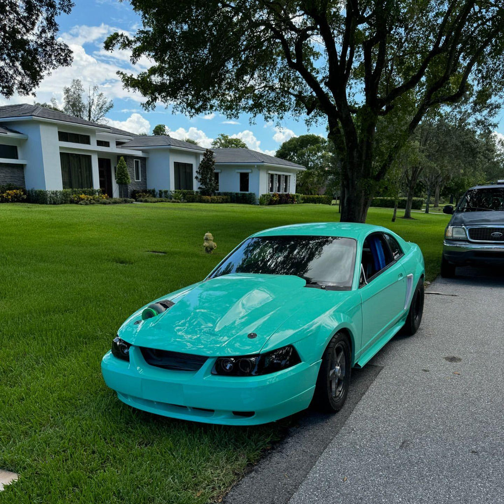 Gloss Porsche Mint Green Car Vinyl Wrap PET product image 4 - Veloro gloss vinyl wrap
