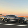 Gloss Chrome Mirror Black Car Vinyl Wrap PET