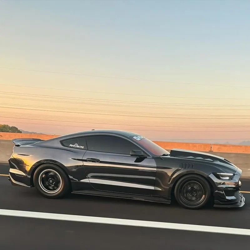 Gloss Chrome Mirror Black Car Vinyl Wrap PET
