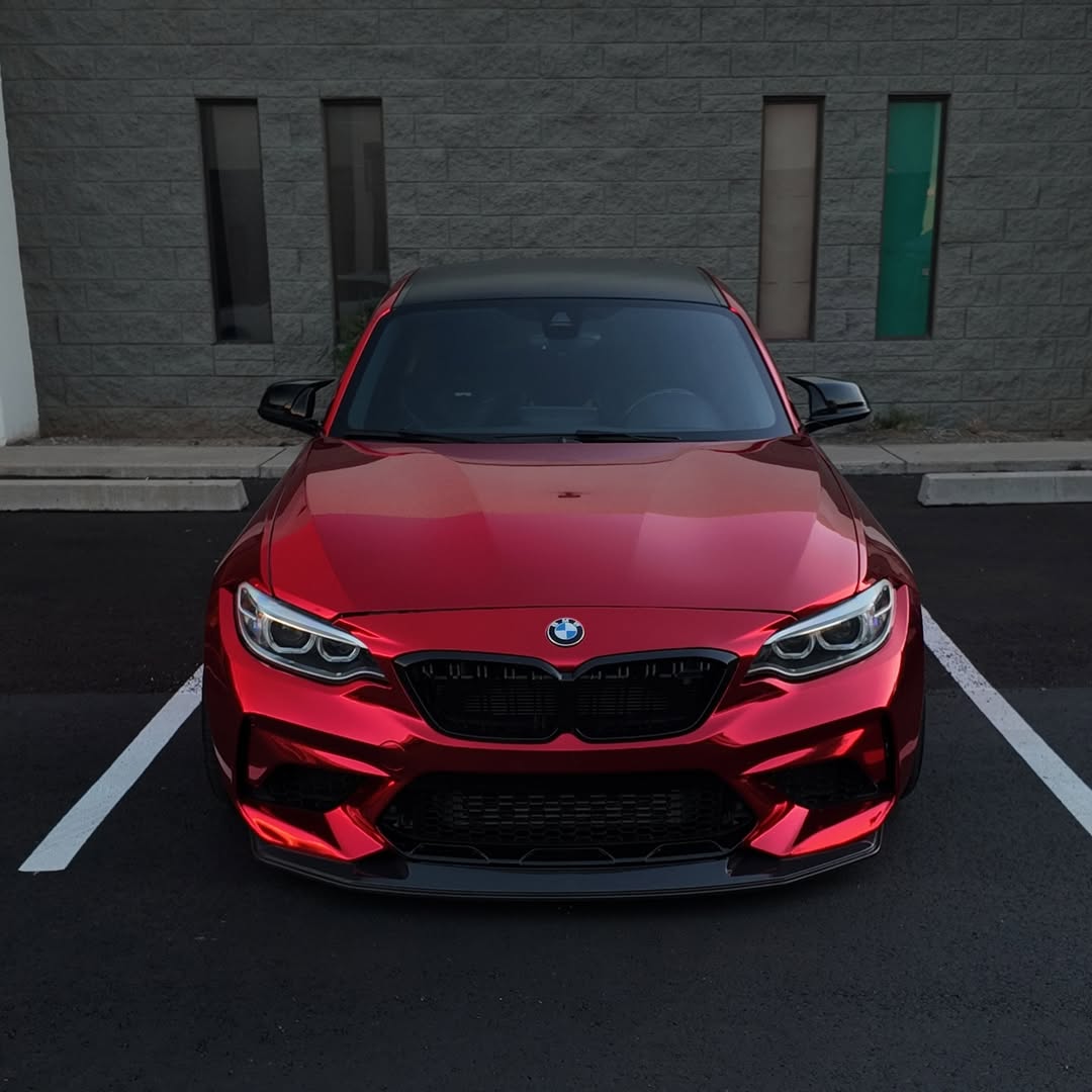 Gloss Mirror Chrome Candy Apple Red Car Vinyl Wrap PET product image 9 - Veloro chrome vinyl wrap